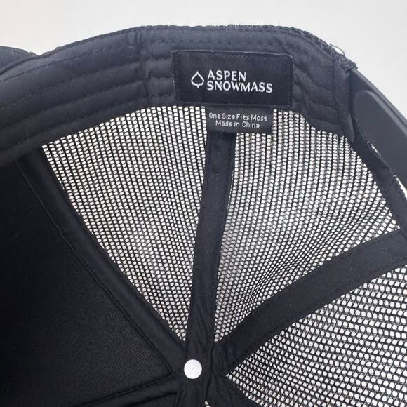 Famous CLOUD 9 Aspen Baseball Hat Metallic Rainbow OSFM Ski Mountain Party - Picture 7 of 7